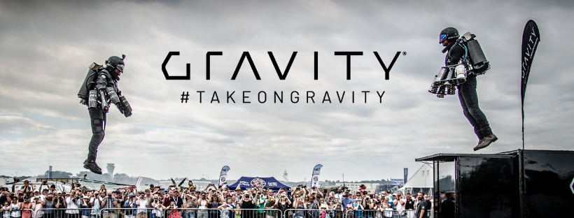 Gravity's banner