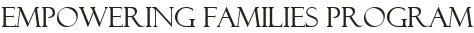 Empowering Families Program logo