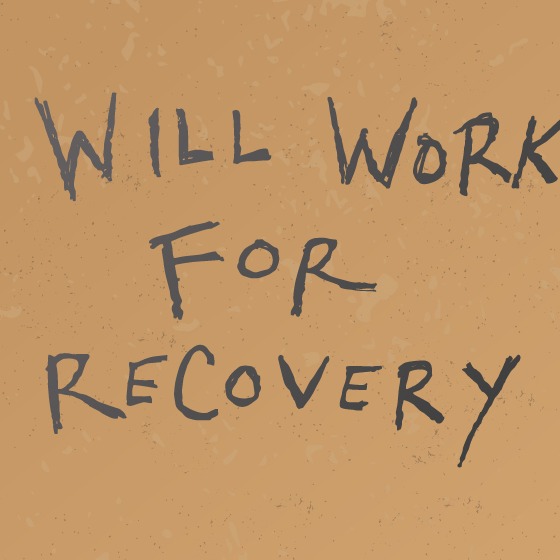 Will Work for Recovery logo