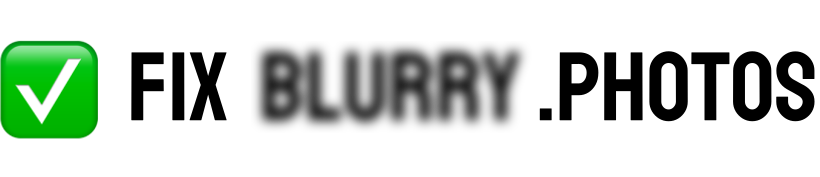 Fix Blurry Photos Icon