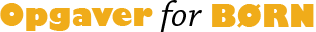 Opgaver for Børn logo